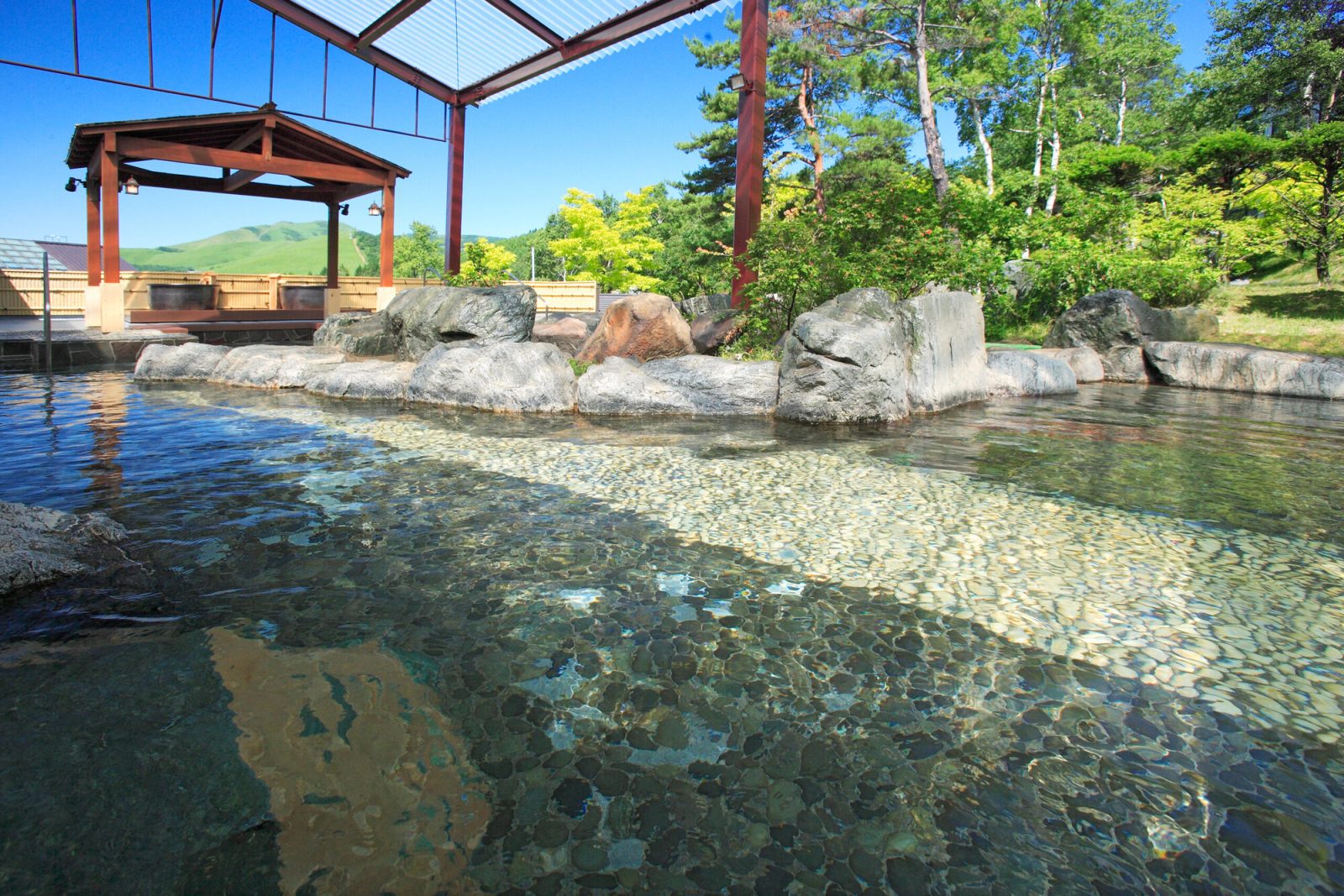 白樺リゾート池の平ホテルの大露天風呂