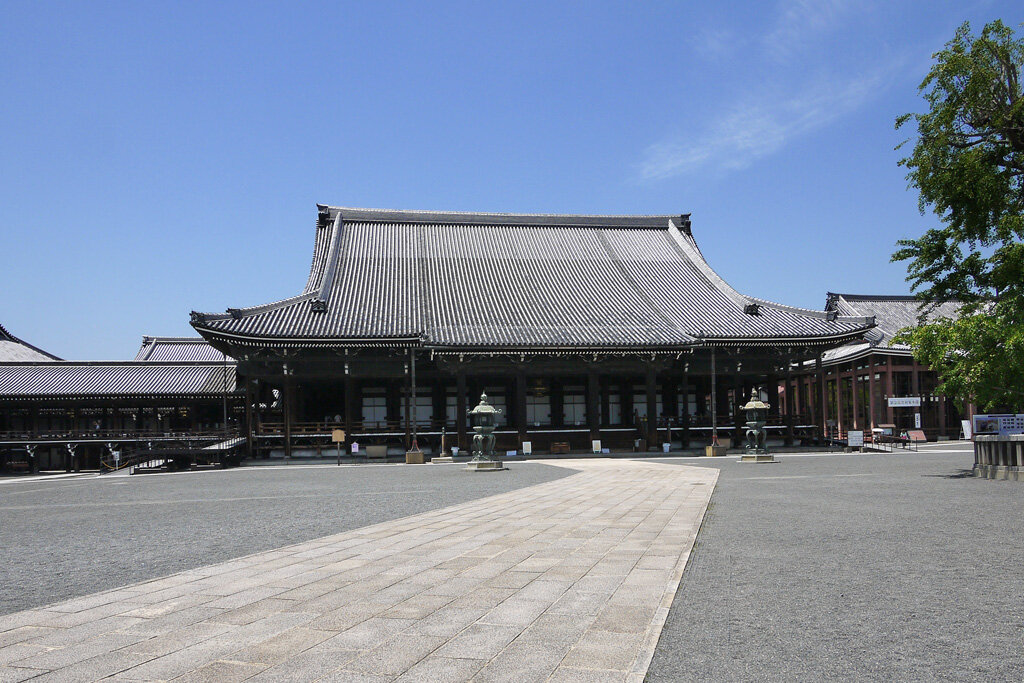 京別邸福本周辺の西本願寺