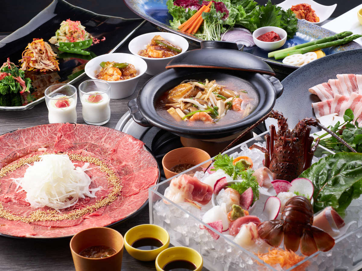 アイランドナガサキ内テラスダイナーのコース料理