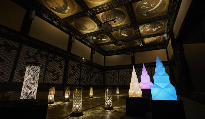 ホテル雅叙園の企画展（和のあかり×百段階段2021）
