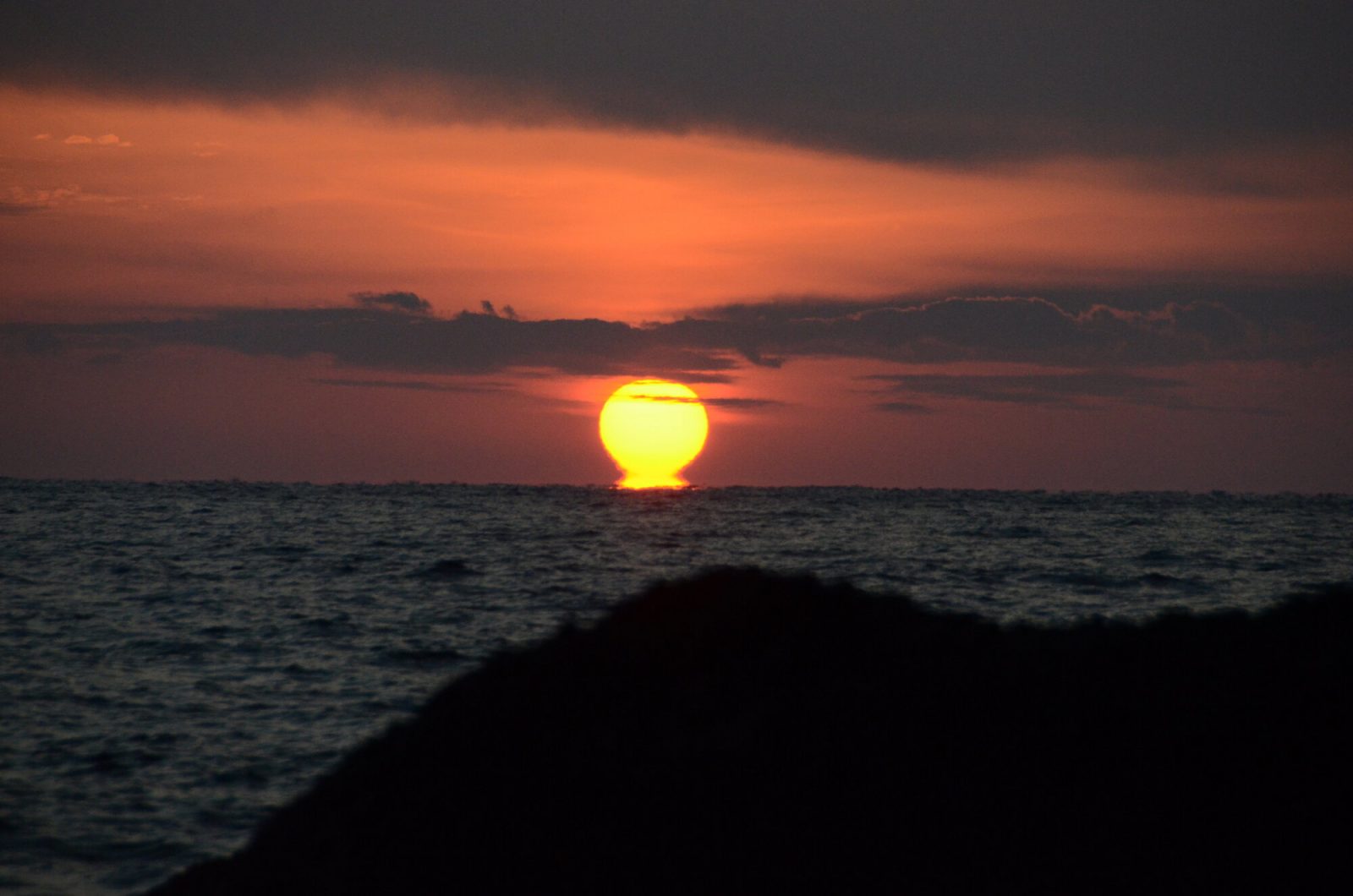 室戸だるま夕日