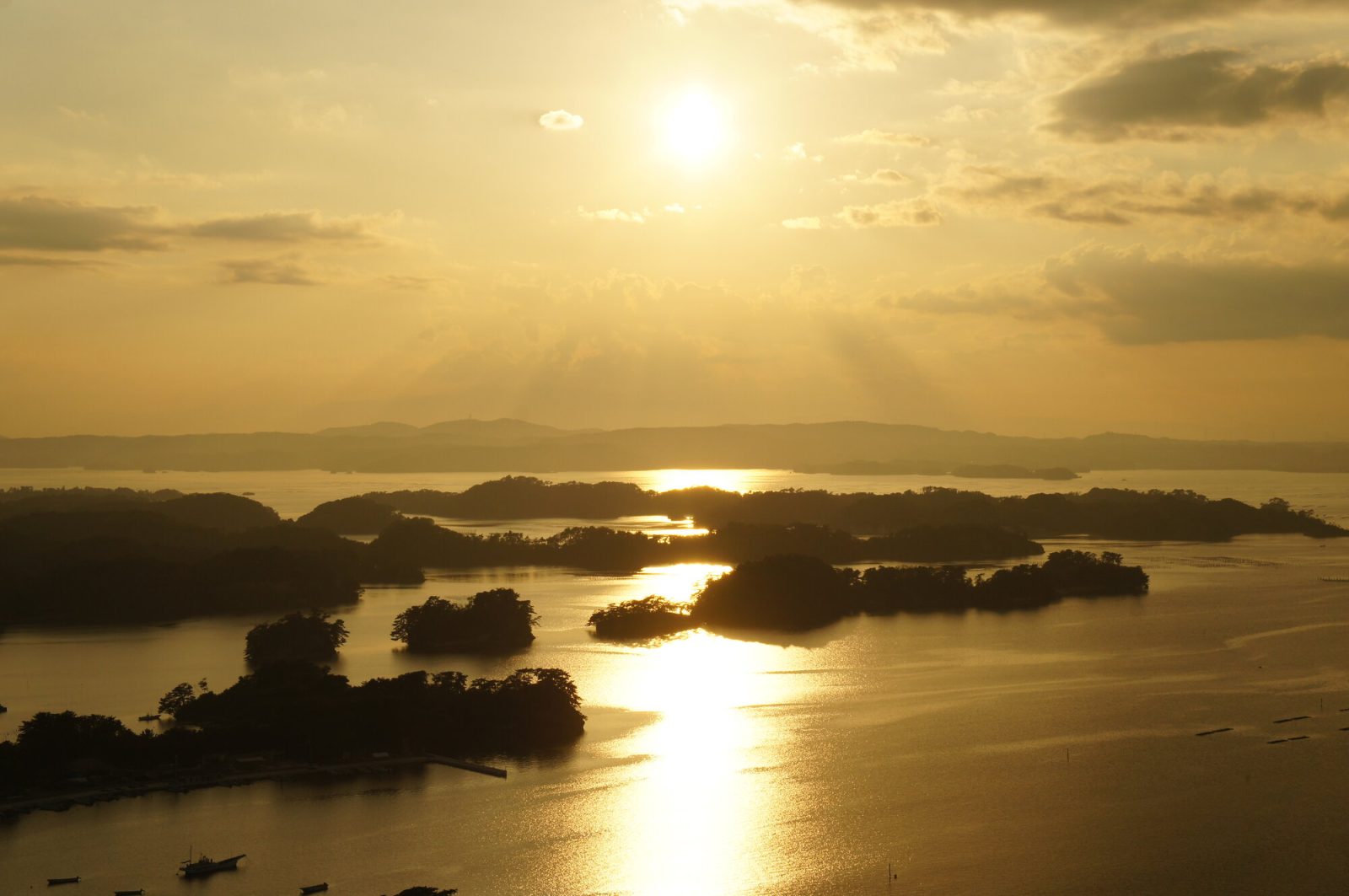 東松島の日の出