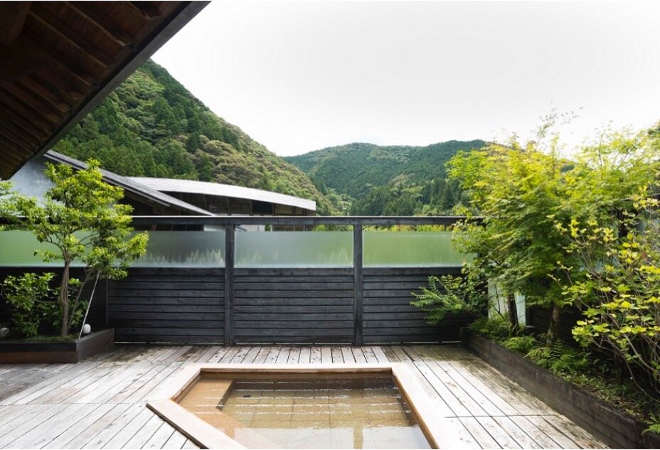 オーベルジュ土佐山 露天風呂