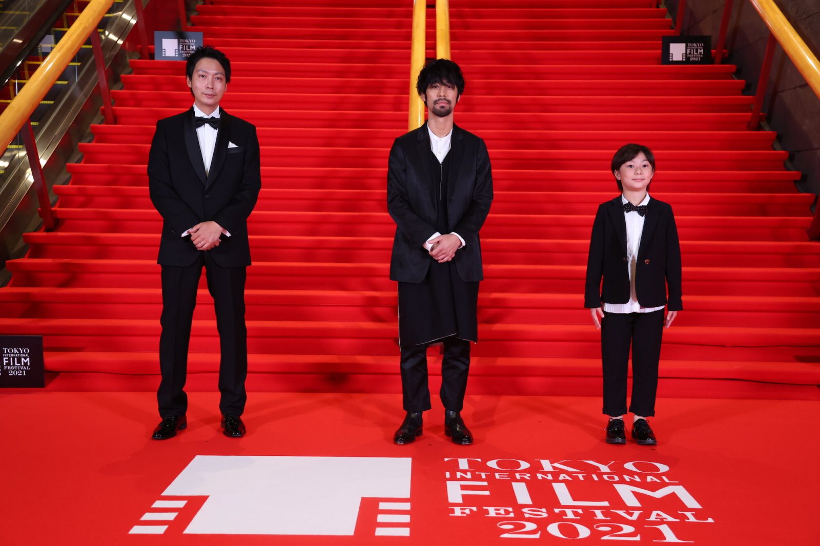 「誰かの花」の奥田裕介監督とカトウシンスケさんと太田琉星さん