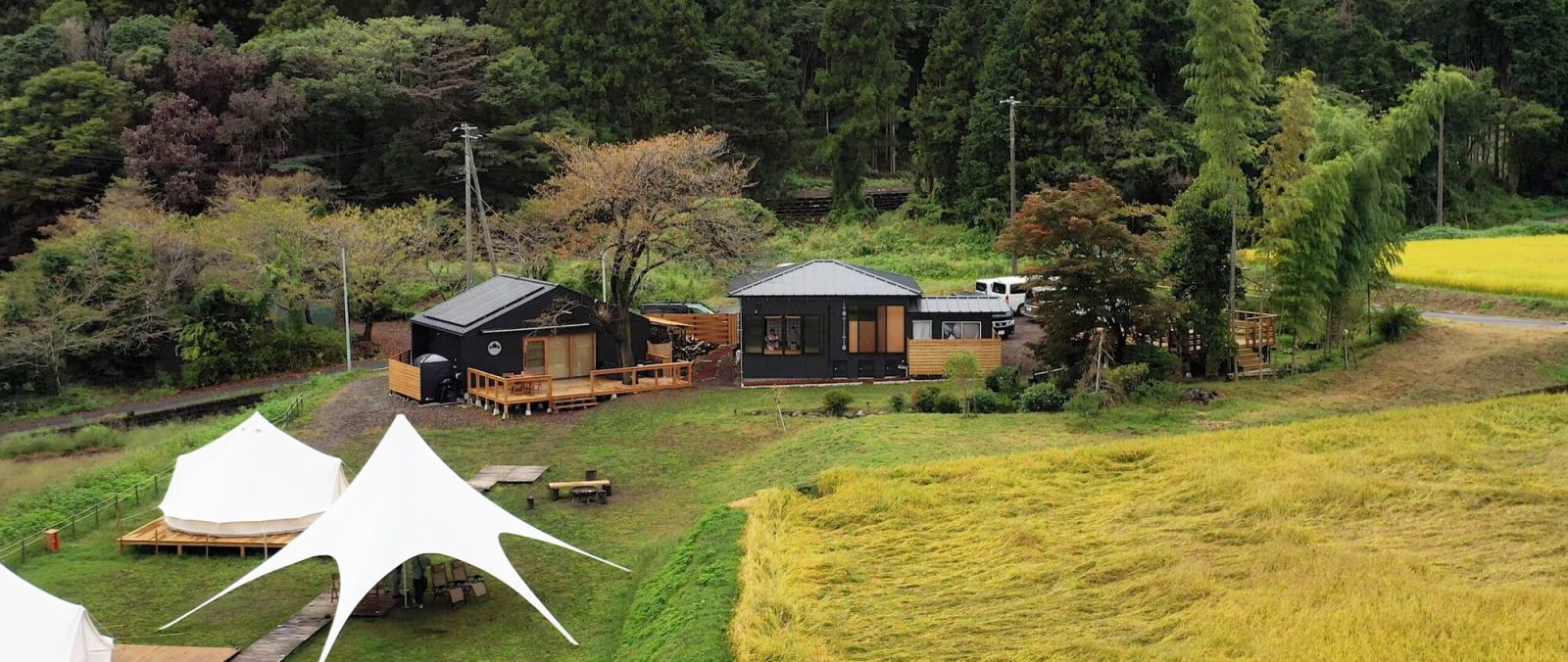 「MT.FUJI SATOYAMA VACATION」でプライベートグランピング