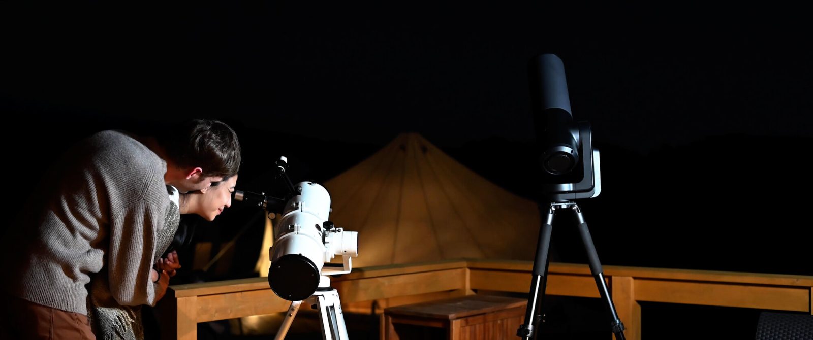 「MT.FUJI SATOYAMA VACATION」で星空観測