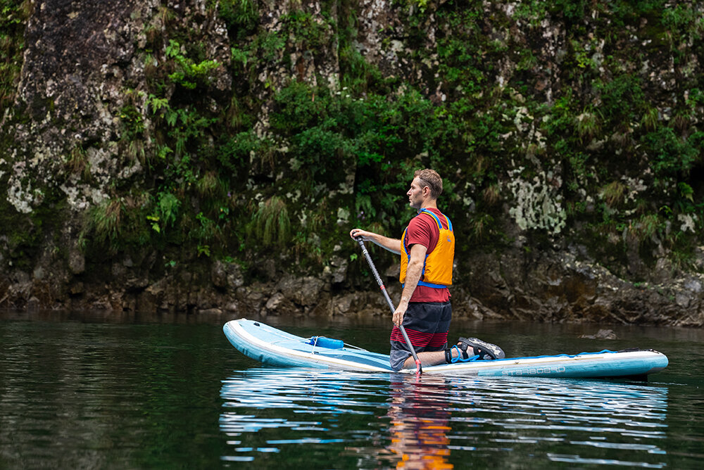 熊野でのSUP