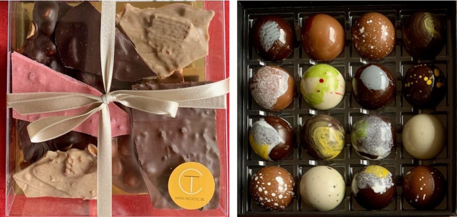 ベルギー・アントワープのショコラトリー「IN CHOC」のチョコ