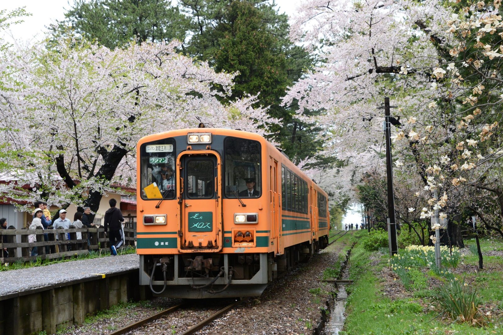 走れメロスデザインの津軽鉄道