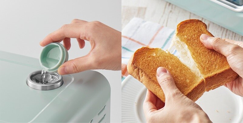 Toffyのノンフライオーブントースターはスチーム付き