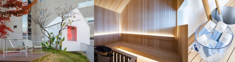 白井屋ホテルの完全個室サウナ