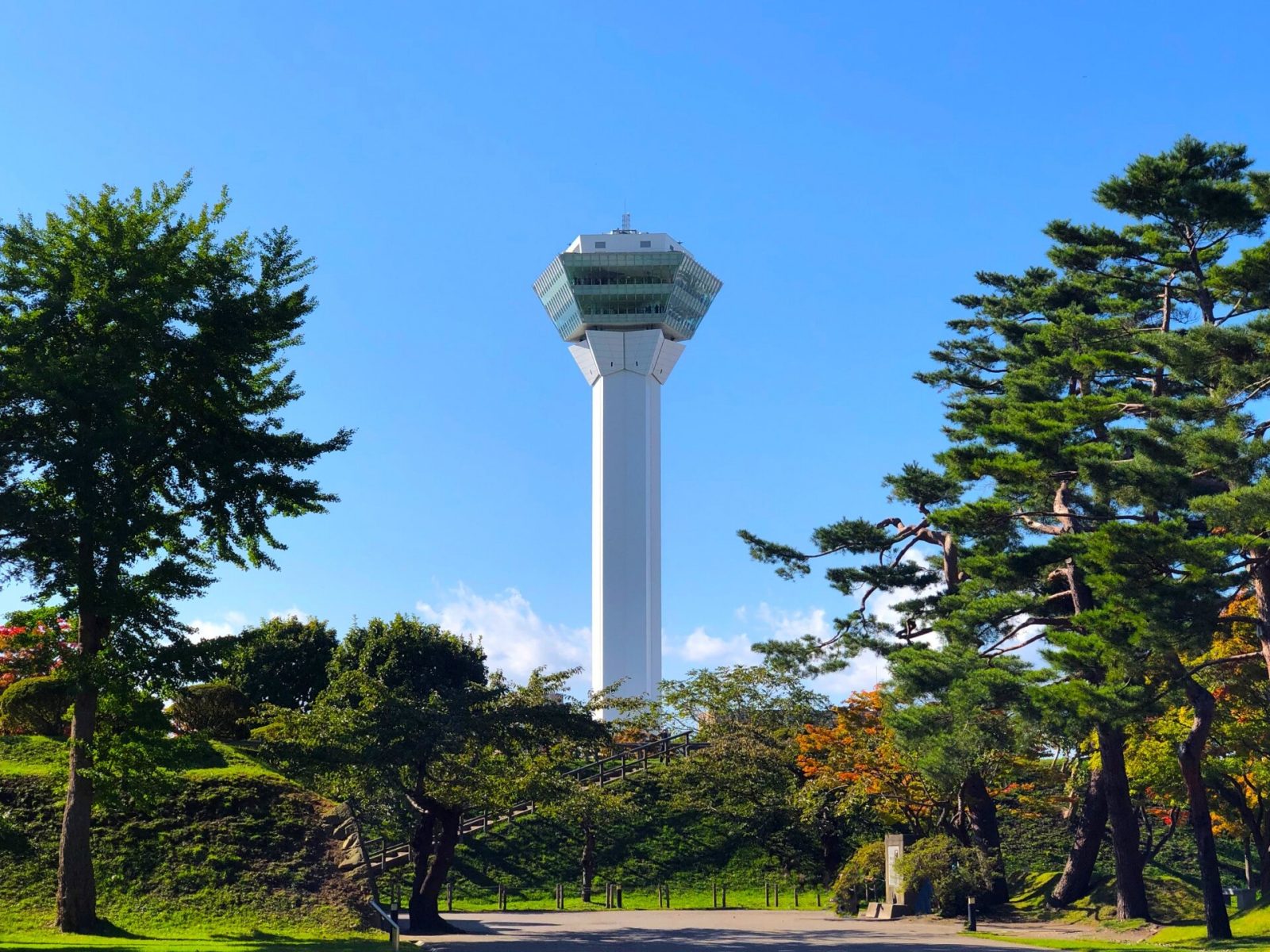 函館の五稜郭公園と五稜郭タワー