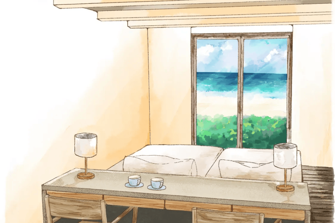 カラリト五島列島のSOUTH棟の部屋