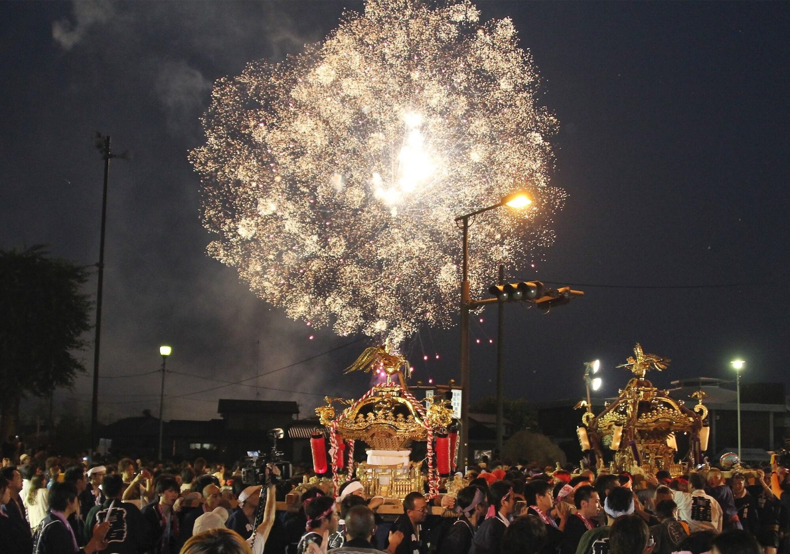栃木県の真岡市夏祭花火大会