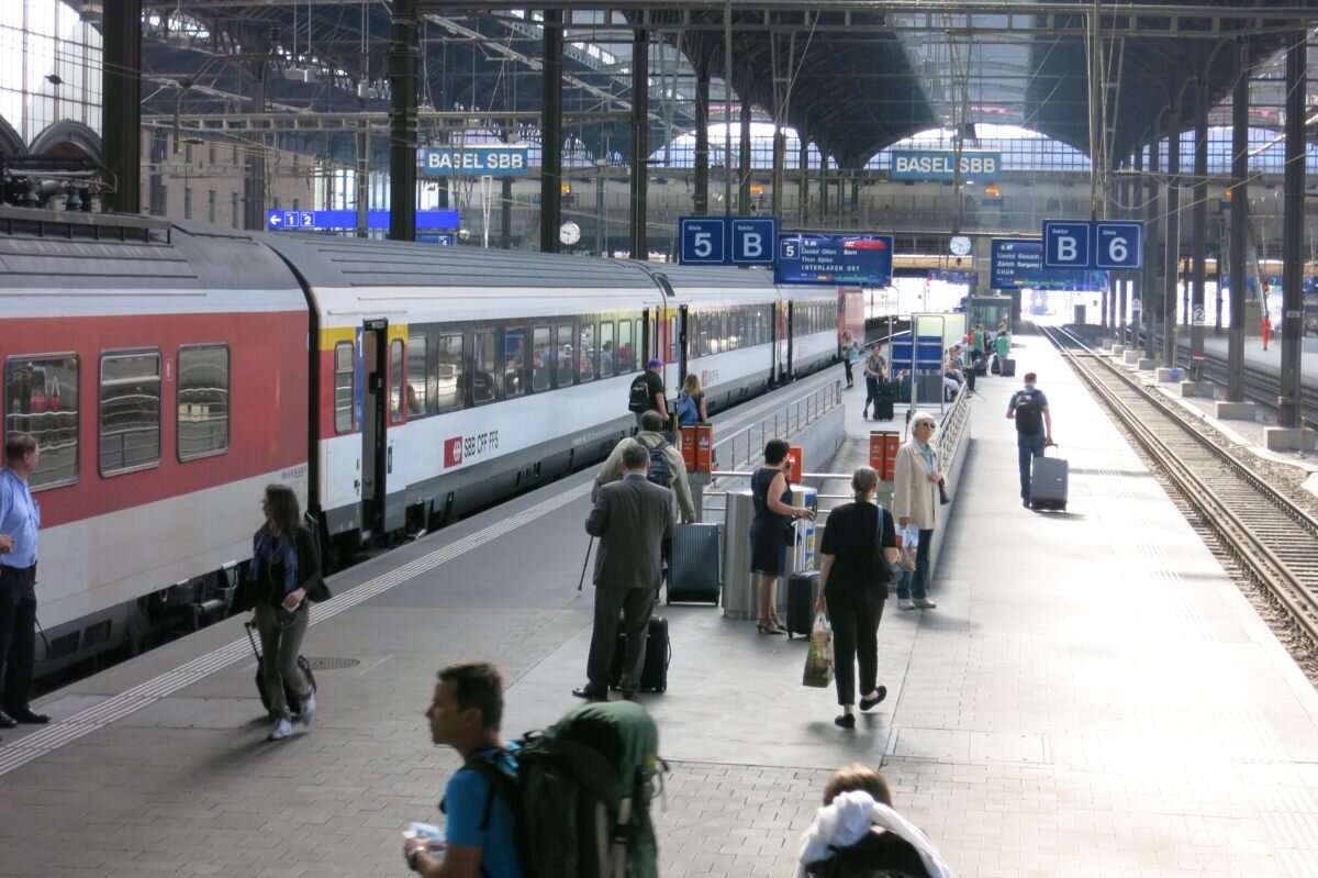 スイスの駅