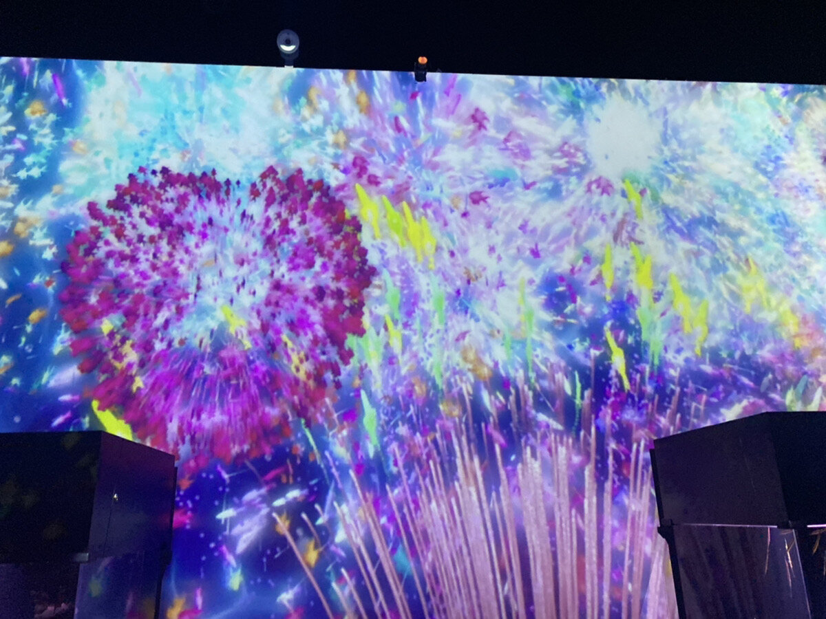 マクセルアクアパーク品川ryugufestivalのＵＯ ＨＡＮＡＢＩ-魚花火