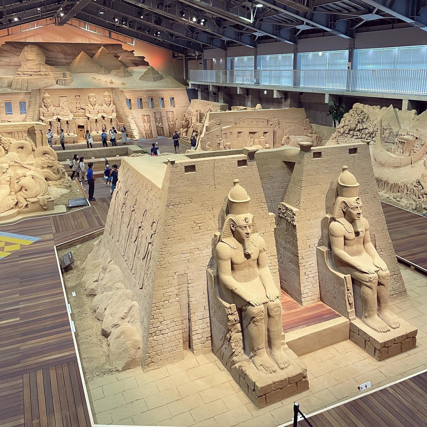 砂の美術館で2022年に開催されているエジプト展