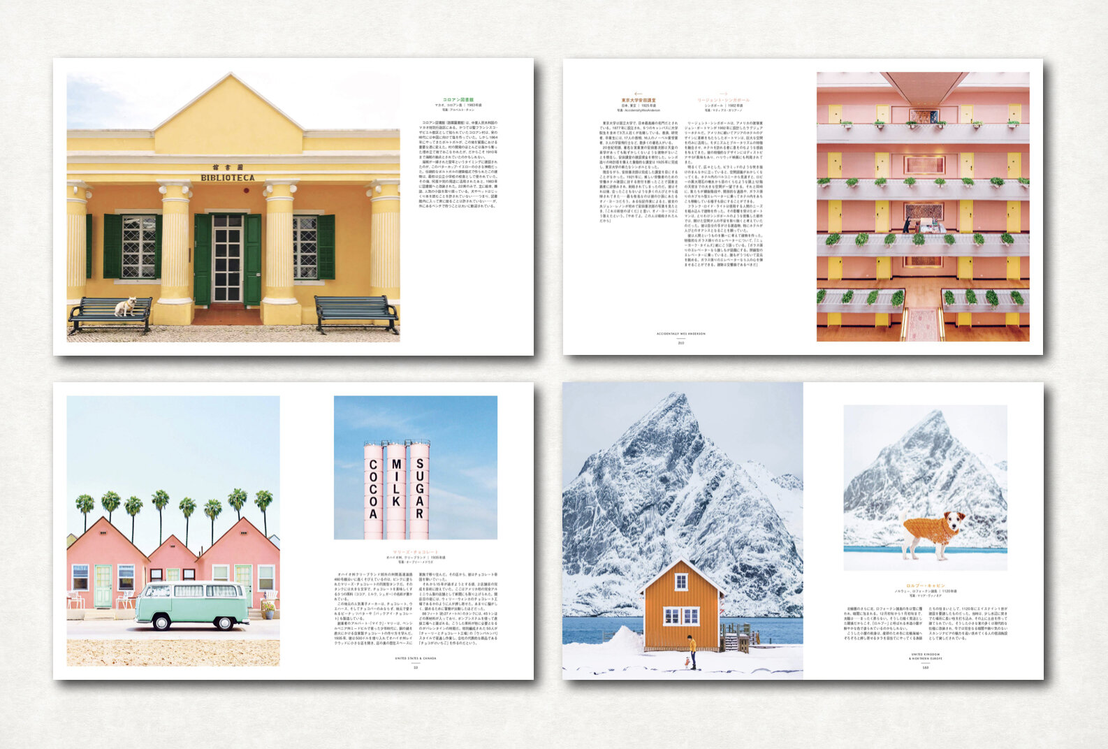 代官山蔦屋書店旅行コンシェルジュ太田さんおススメの本「Accidentally Wes Anderson」