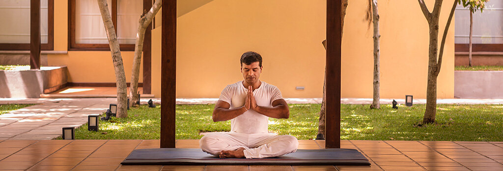 スリランカのアーユルヴェーダホテル「Jetwing Ayurveda Pavilions」のヨガ
