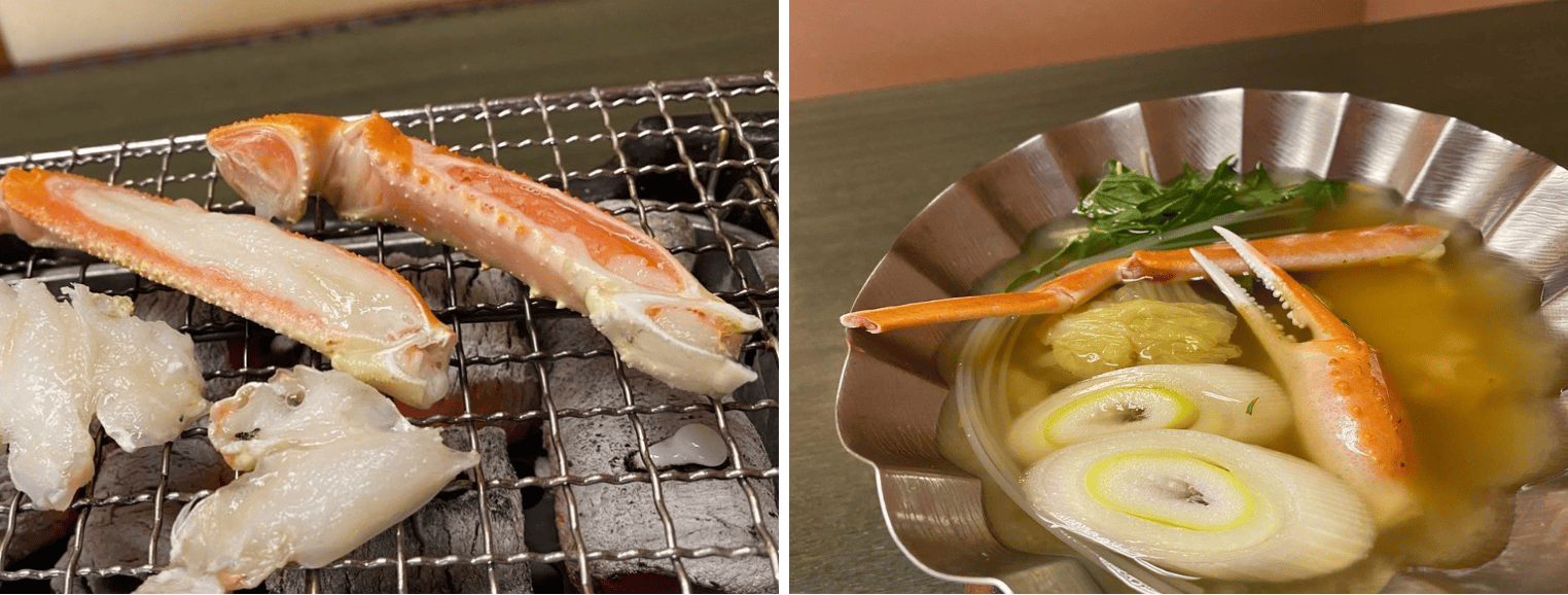 加賀料理 大名茶家の蟹料理