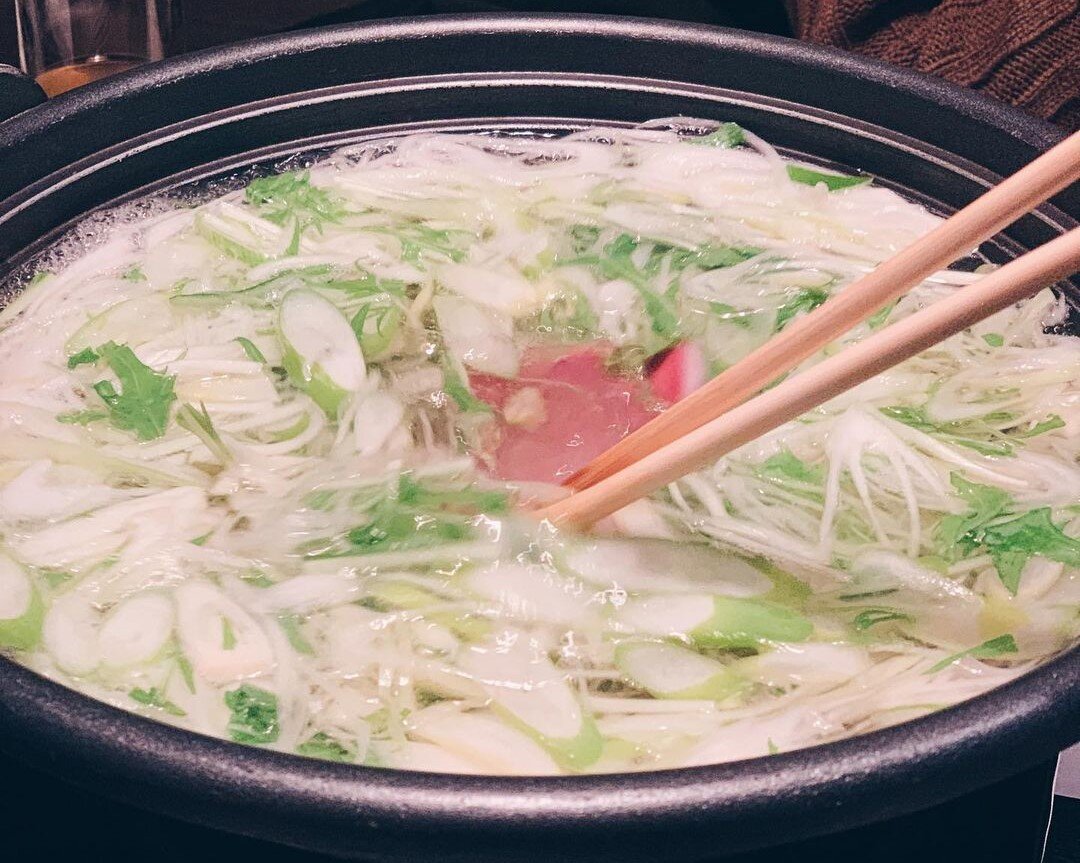 「食彩居酒屋 灘や」のブリのしゃぶしゃぶ