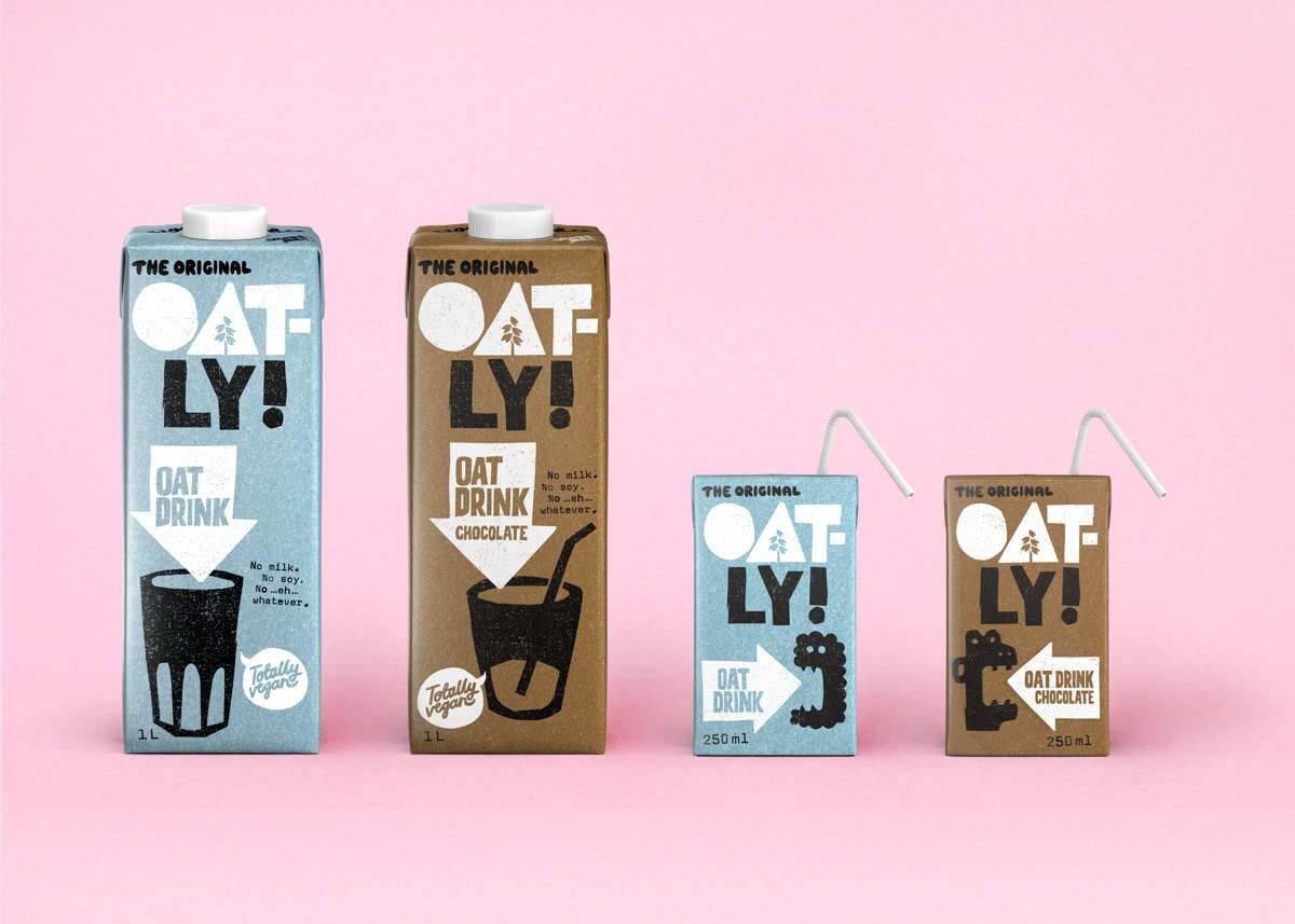 OATLY！のプレーンタイプとチョコレートフレーバー