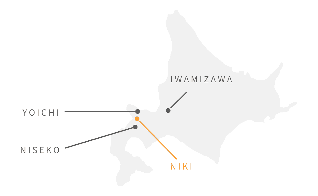 北海道の地図