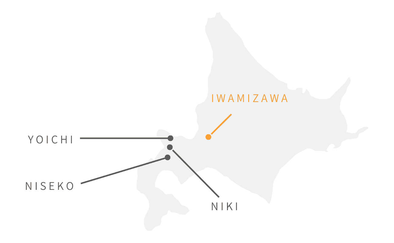 北海道の地図