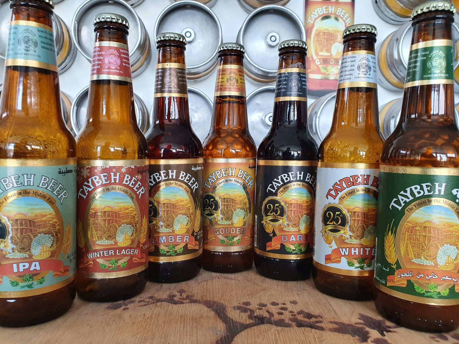 パレスチナのビール「タイエビール」