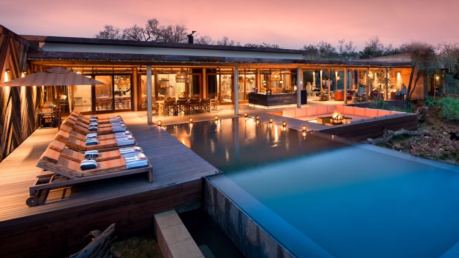 &Beyondのロッジ「Phinda Homestead」