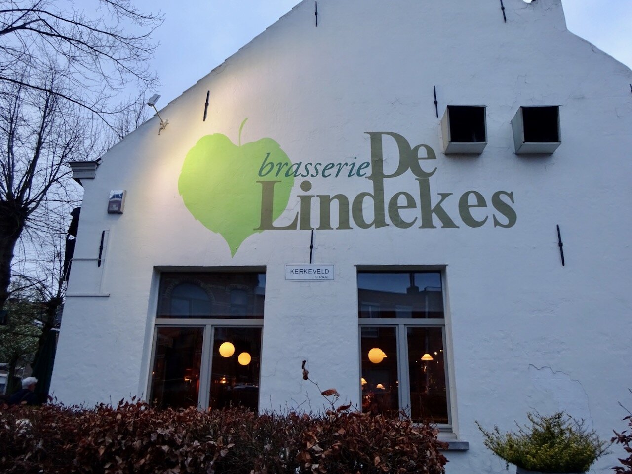 ベルギーのレストラン「brasserie De Lindekes」