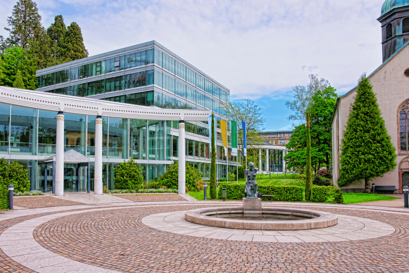 ドイツのバーデン・バーデンのCaracalla Therme