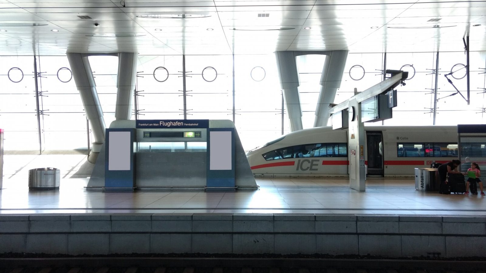ドイツのフランクフルト空港駅