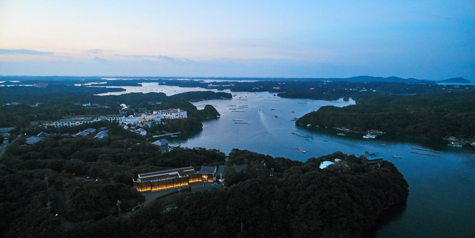 THE HIRAMATSU HOTEL RESORTS 賢島の上空写真