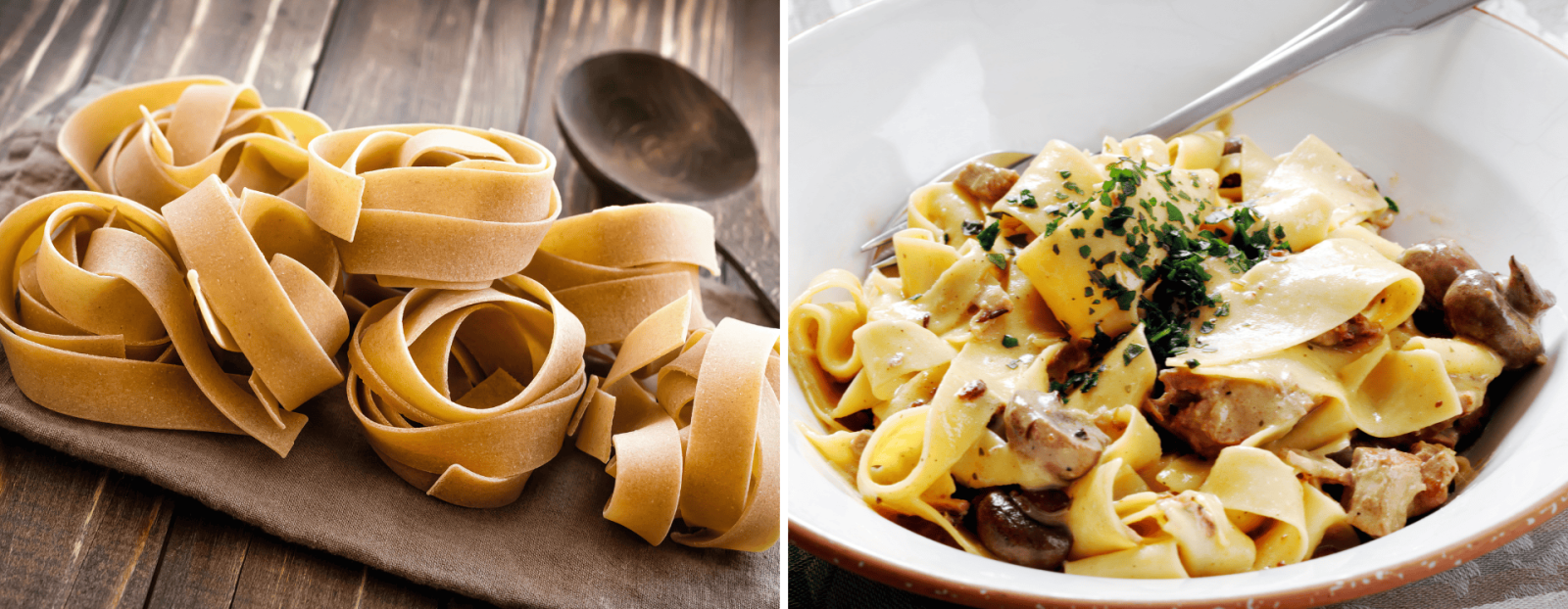 イタリア中部のパスタ「パッパルデッレ」