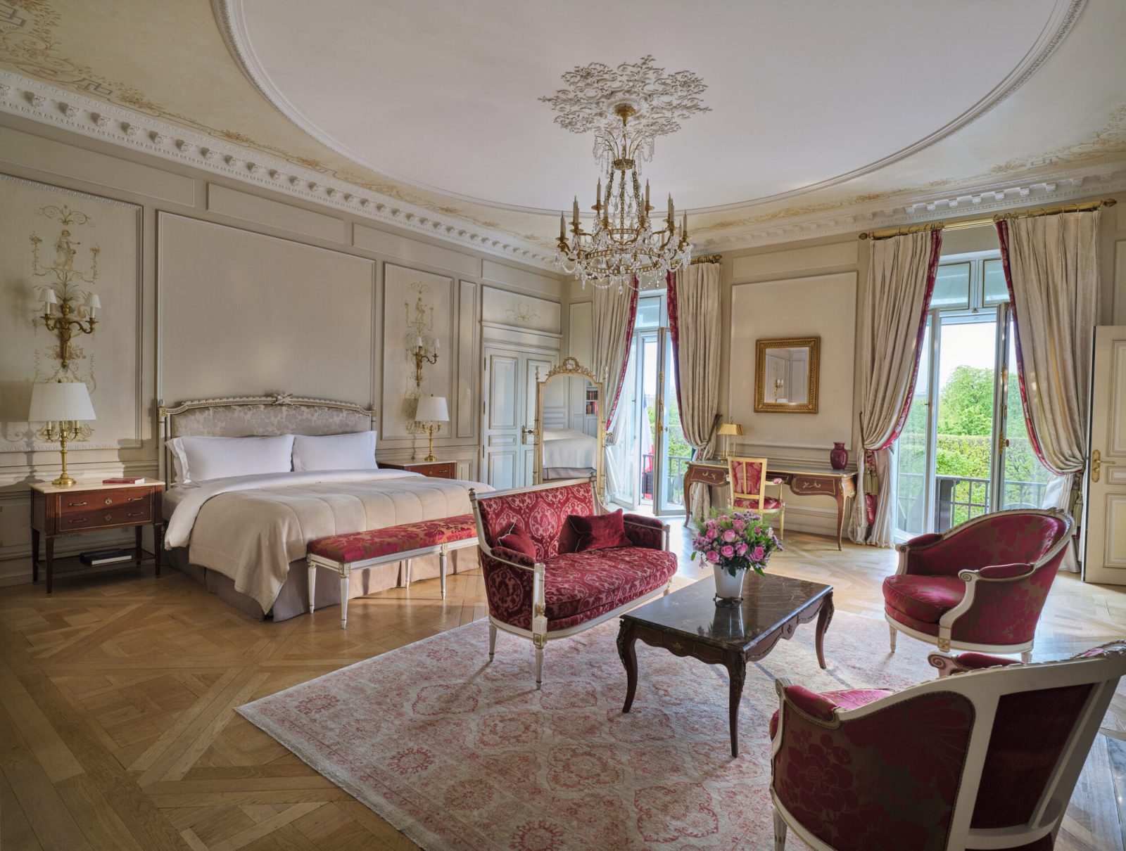 パリのパラスホテル「ル・ムーリス」Versailles Suite, Park View