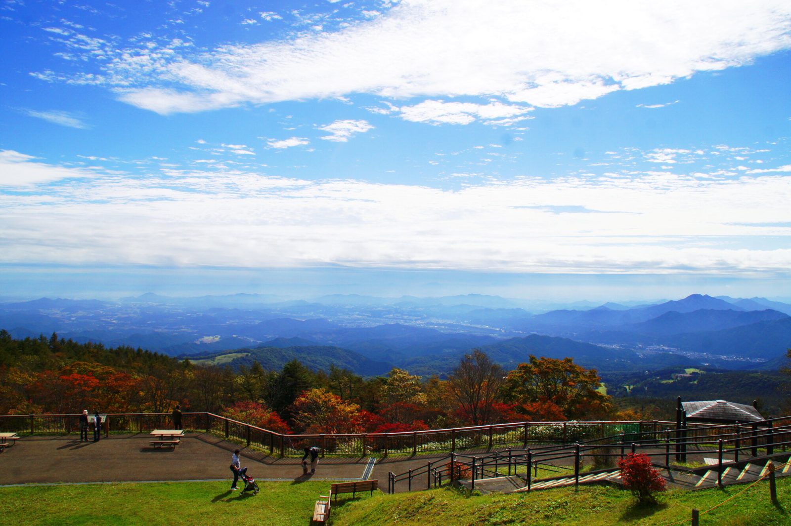 日光の霧降高原からの風景