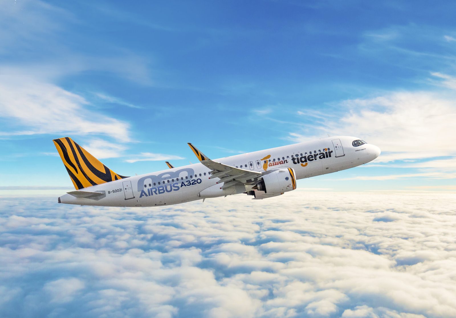 タイガーエア台湾の旅客機