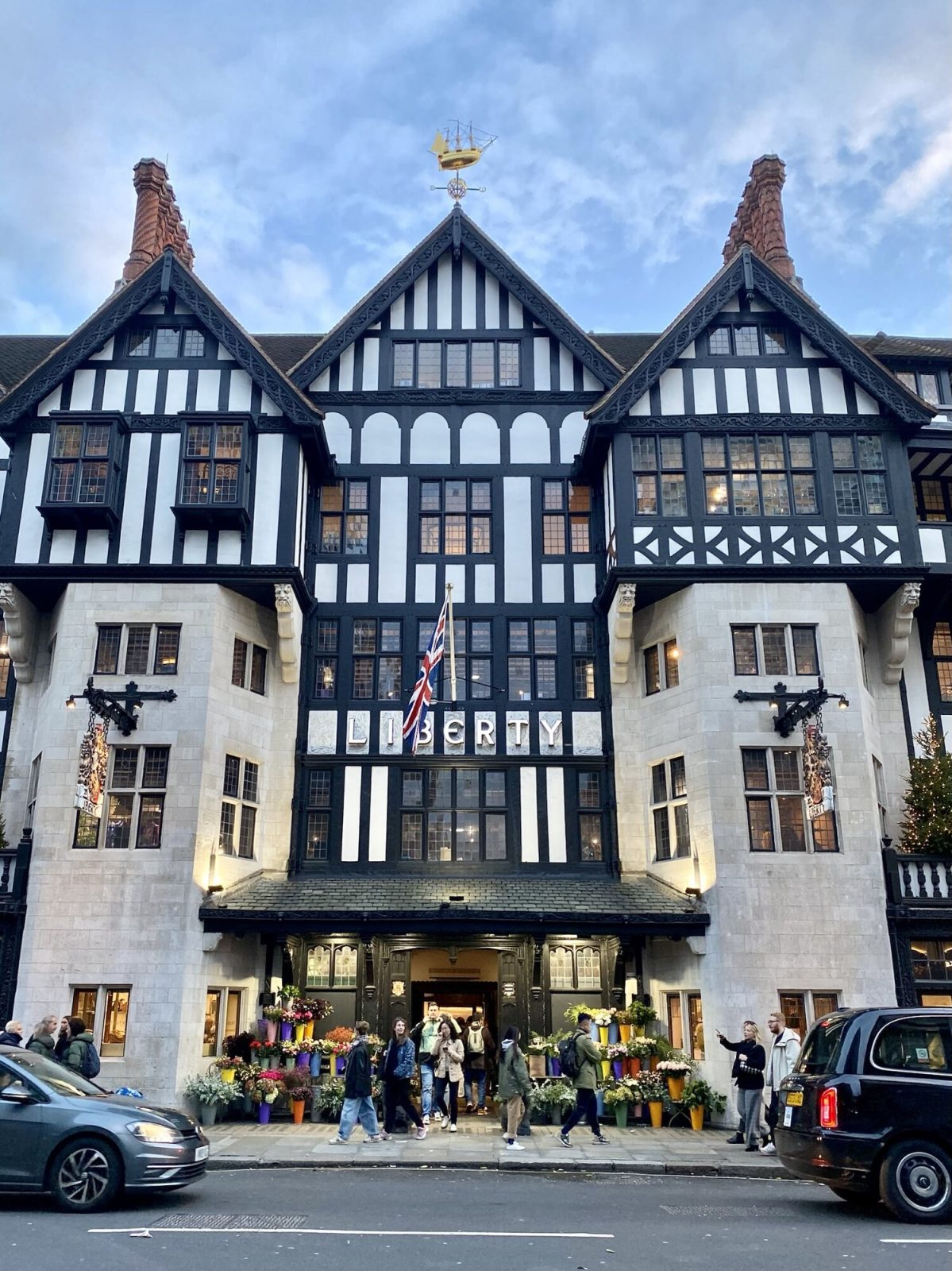 ロンドンのリバティ百貨店