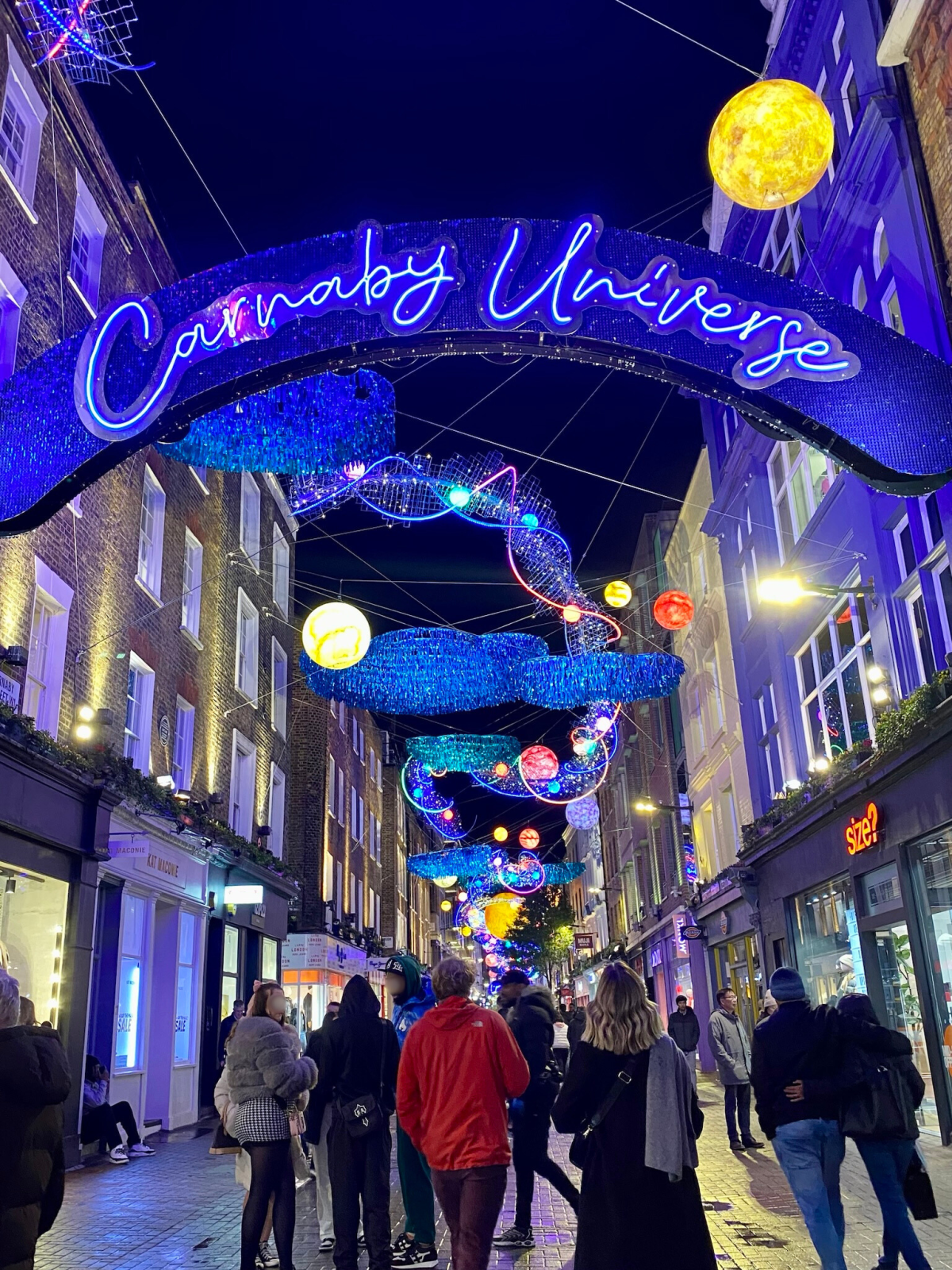 ロンドンのカーナビー・ストリート（Carnaby Street）