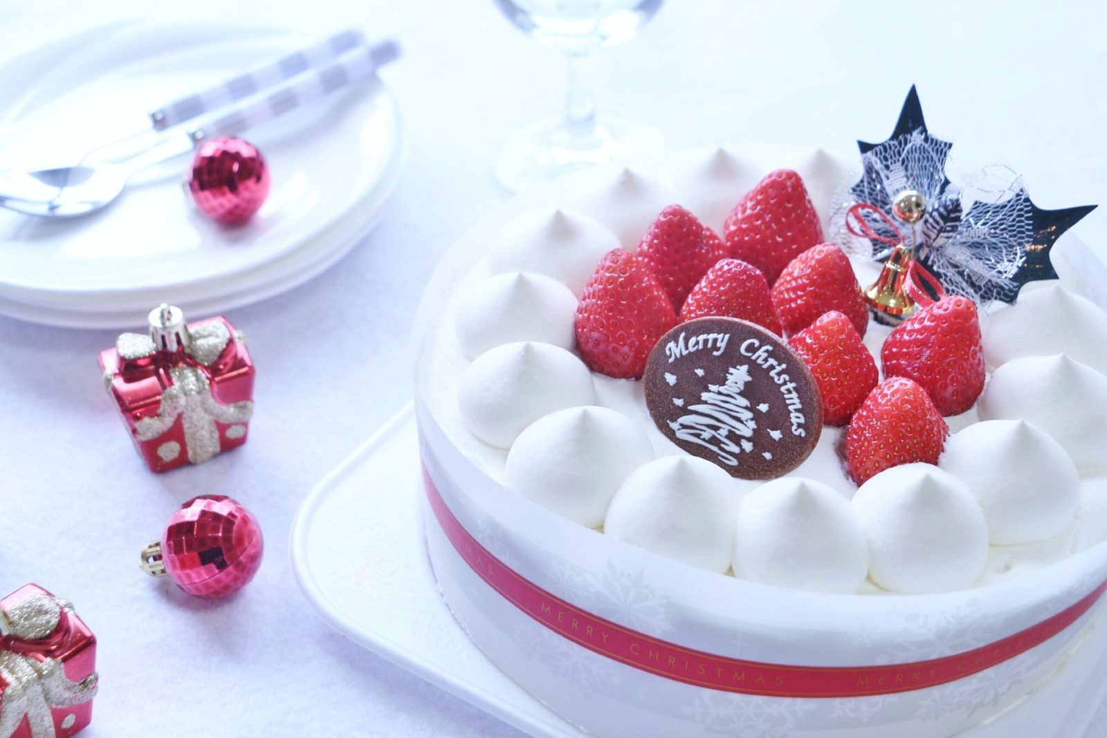 いちごのクリスマスケーキ