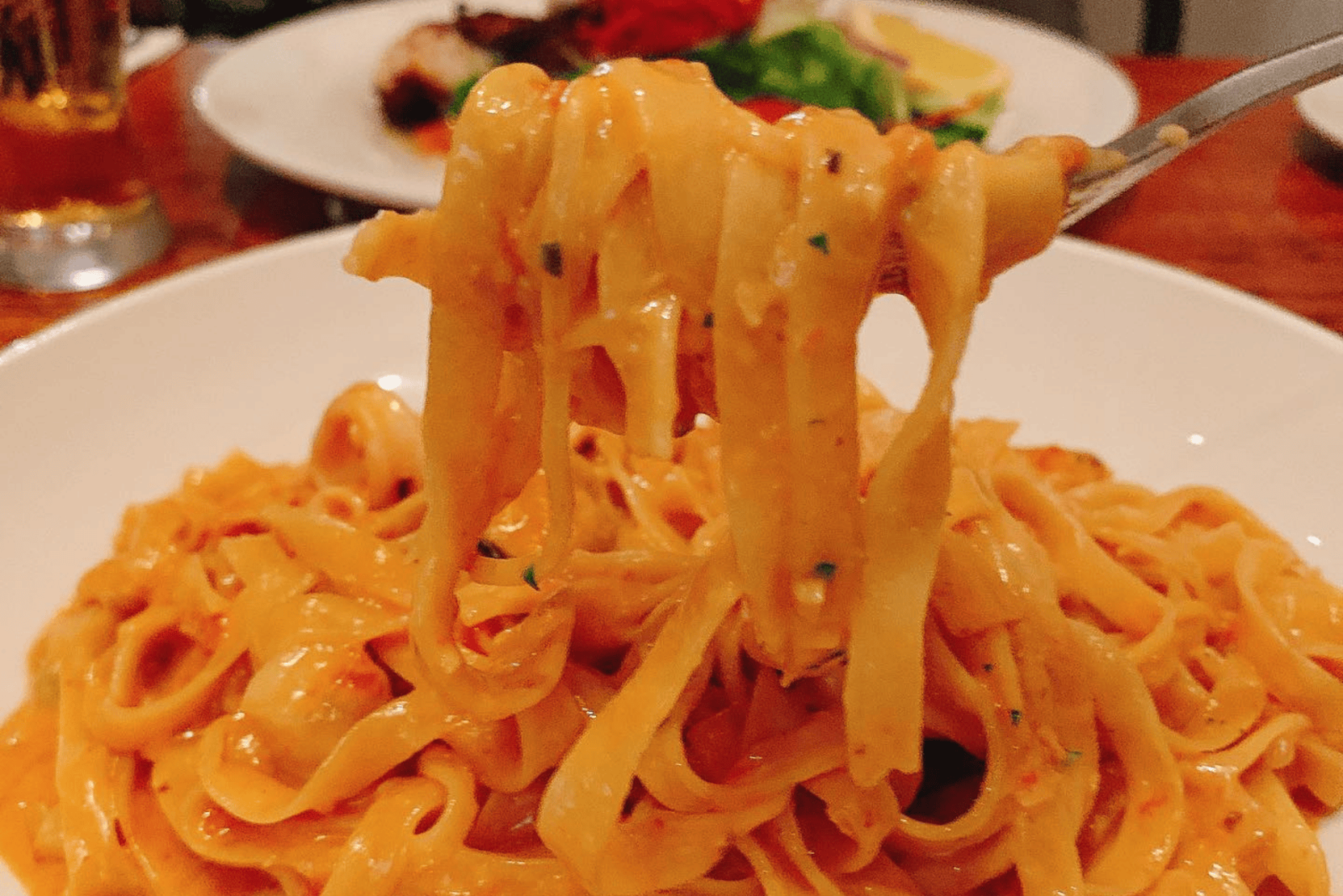 ケアンズのレストラン「La Fettuccina」のパスタ
