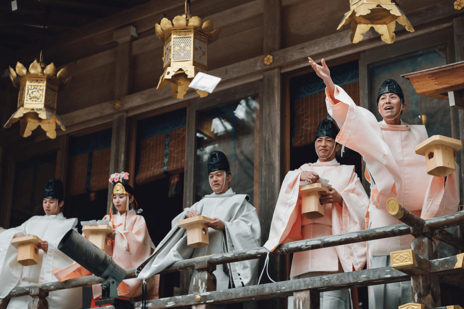 貴船神社の豆まき