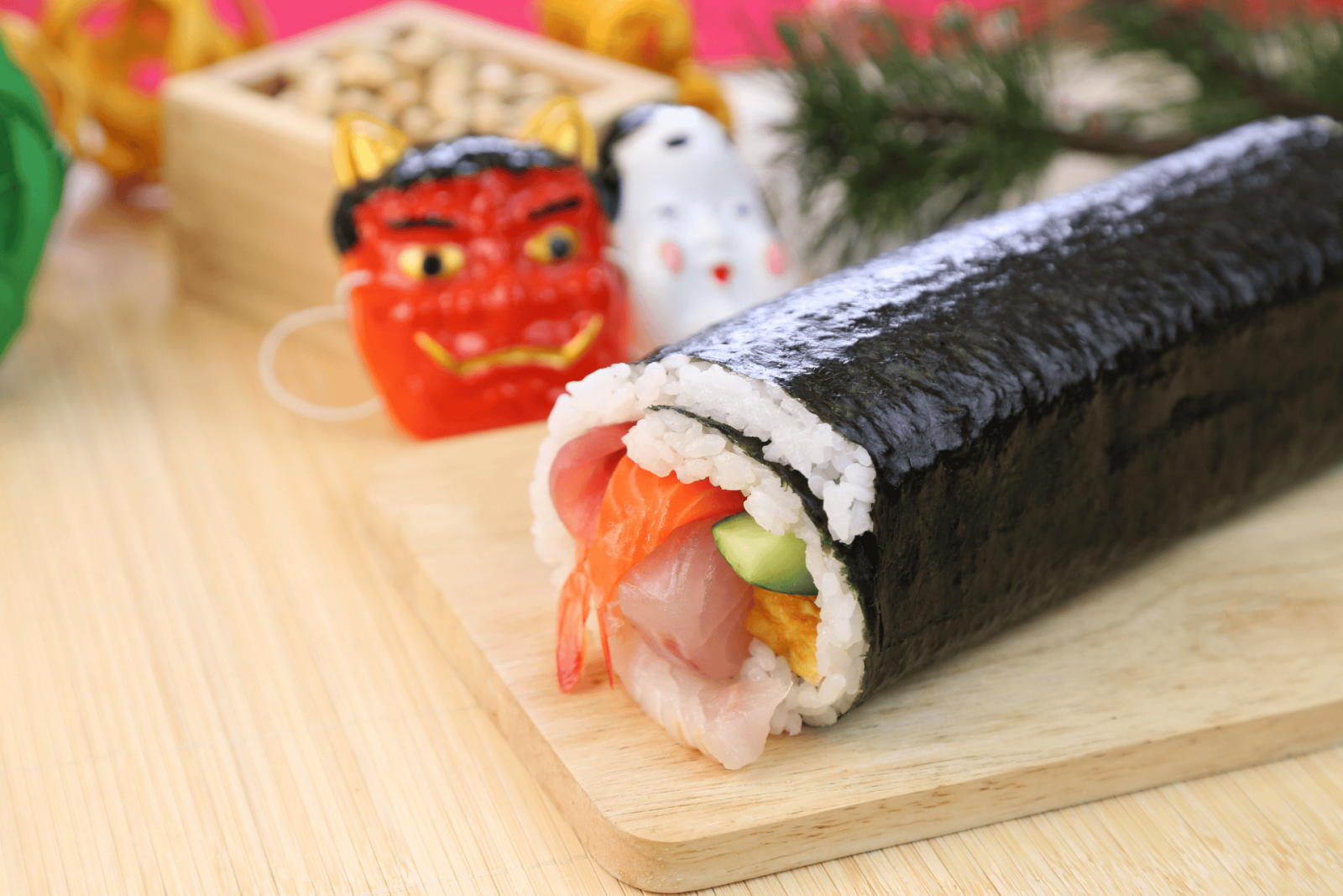 節分で食べる恵方巻き