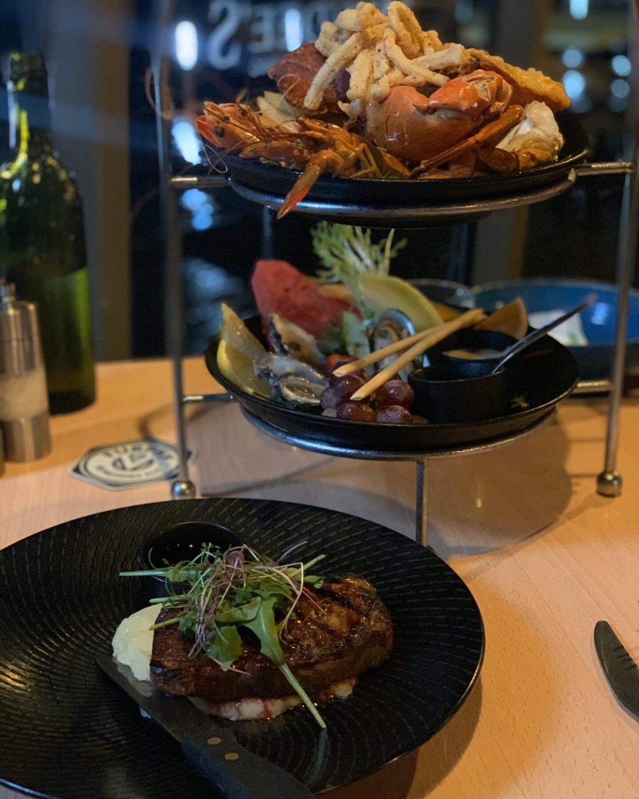 ケアンズのDundee’s on the Waterfrontの料理