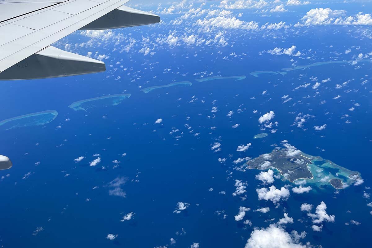 ヴァージン・オーストラリア航空からの眺め