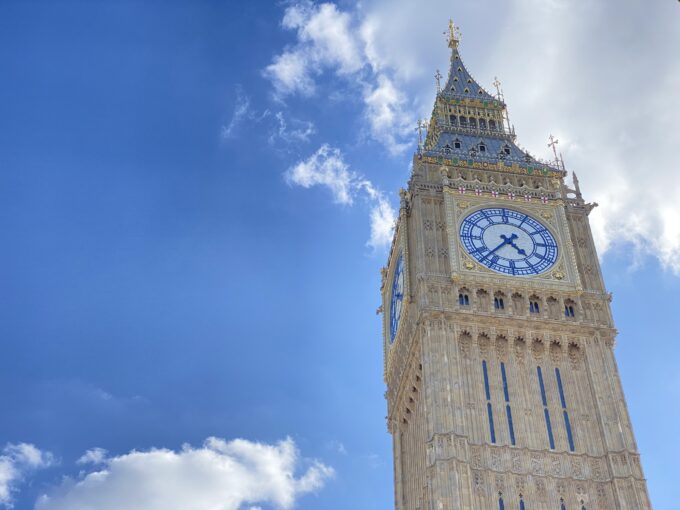 ロンドンの時計台「ビッグ・ベン」