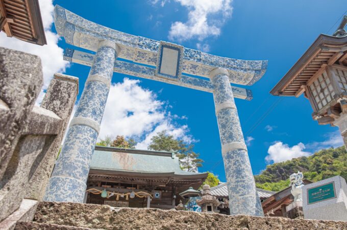 佐賀県有田町陶山神社の鳥居