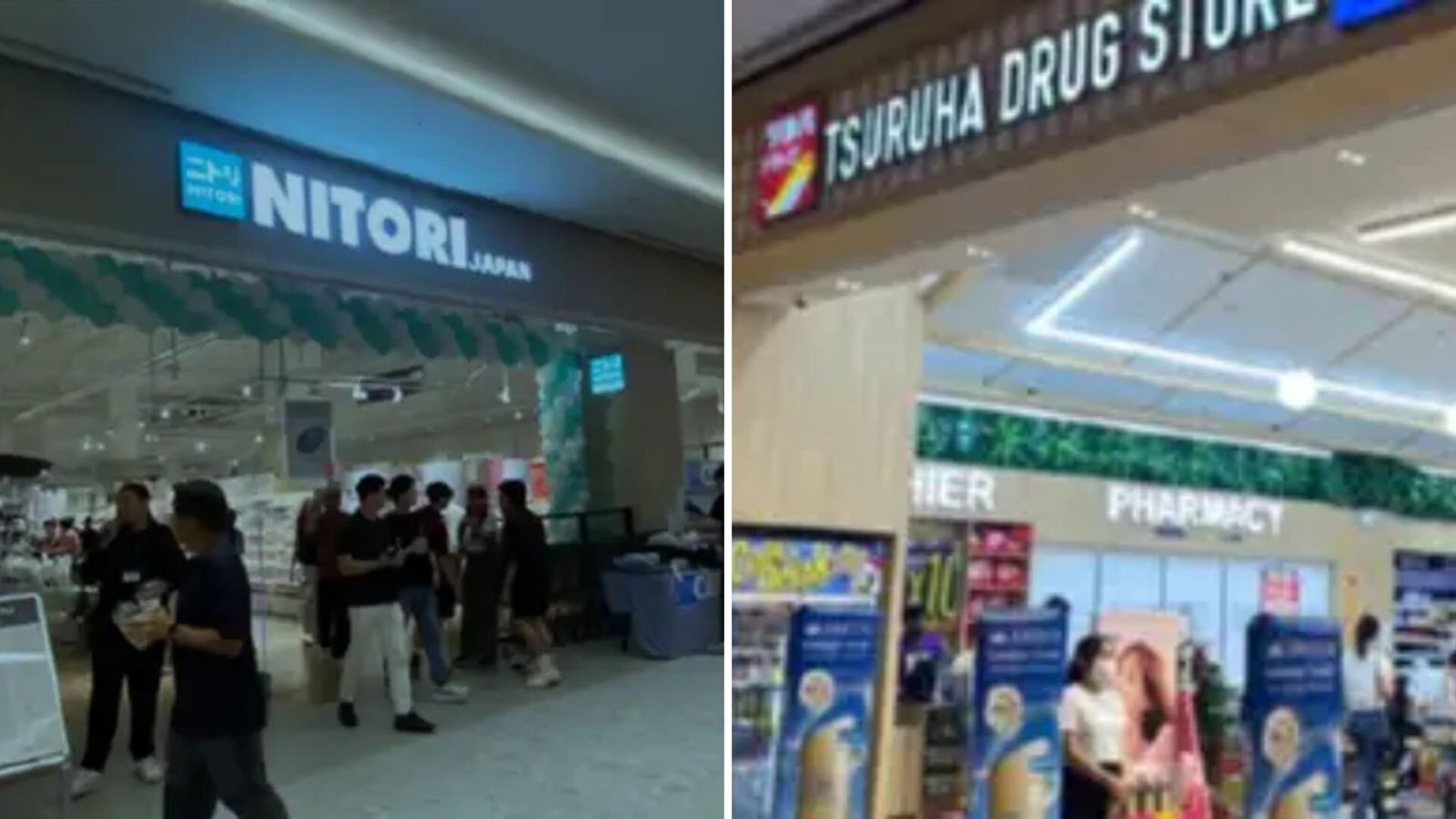 One Bangkokにオープンしたニトリとツルハドラッグ