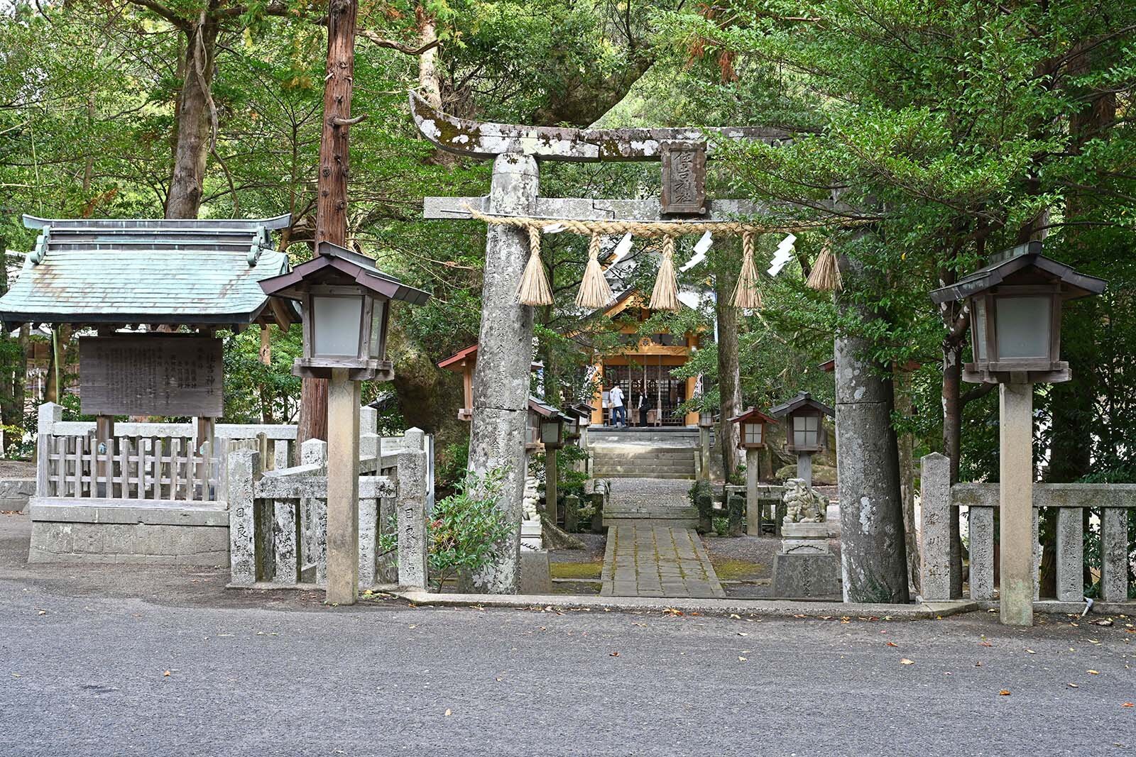 壱岐の住吉神社の鳥居